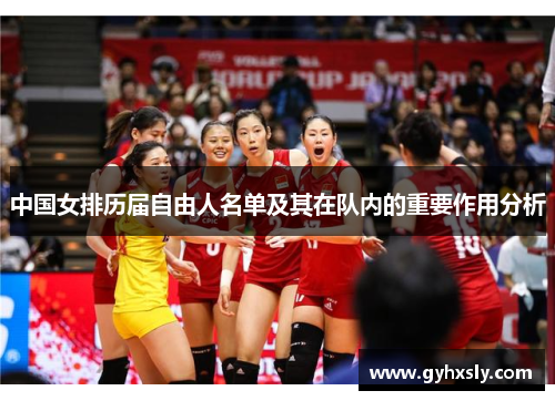 中国女排历届自由人名单及其在队内的重要作用分析